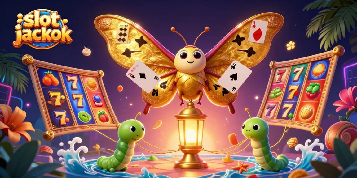 Mengungkap slot jackpot yang menggiurkan dengan ilustrasi menarik bertema kasino.