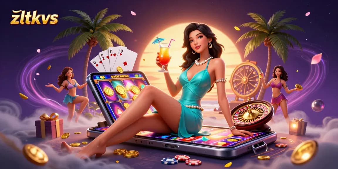 Experience the thrill of zltkvs slots and casino games in a vibrant tropical setting.