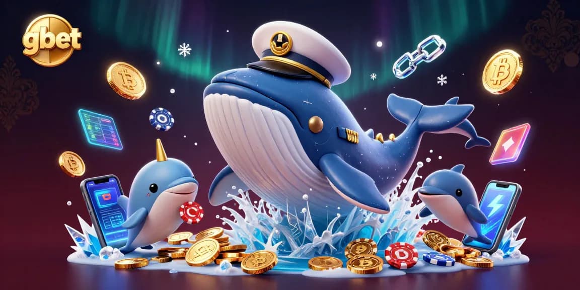 Experience thrilling gambling adventures with gbet in a vibrant underwater casino scene.