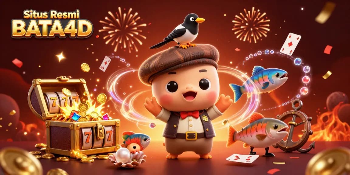 Situs Resmi BATA4D menyajikan aksi seru dengan slot dan karakter lucu, atraktif untuk penggemar judi.