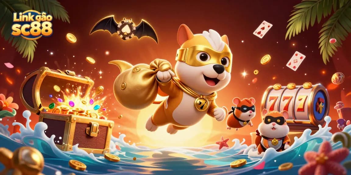 Engage with thrilling casino adventures at Link vào sc88 as the superhero dog and sidekick hamster fly through a vivid world of rewards.