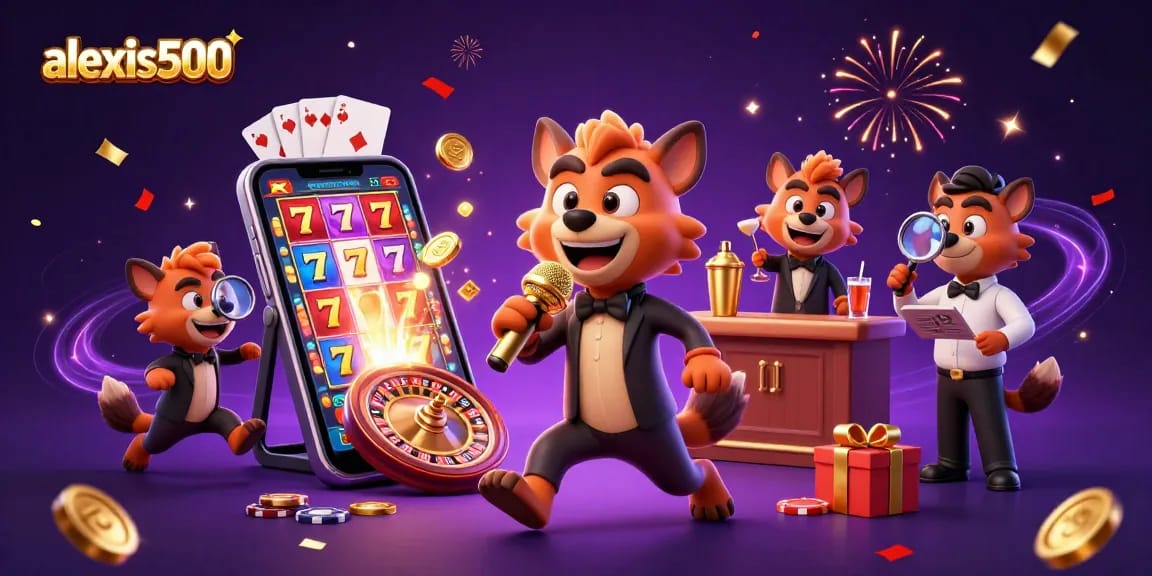 Enjoy thrilling gameplay with alexis500 and captivating slot games showcased in a vibrant casino club.