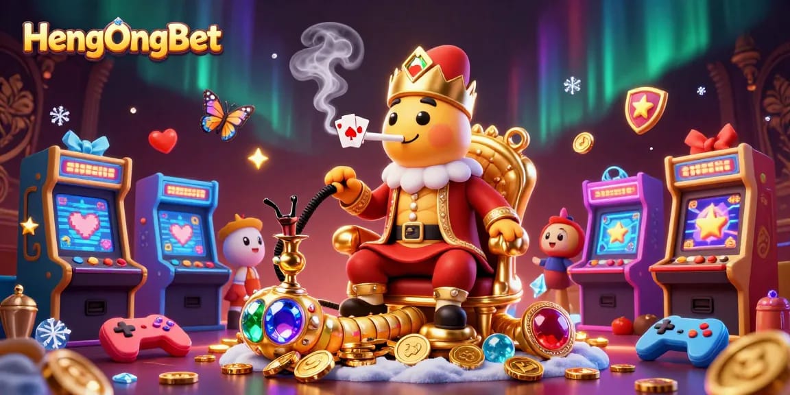 Experience exhilarating gameplay at HengOngBet with vibrant 3D casino elements and colorful gaming visuals.