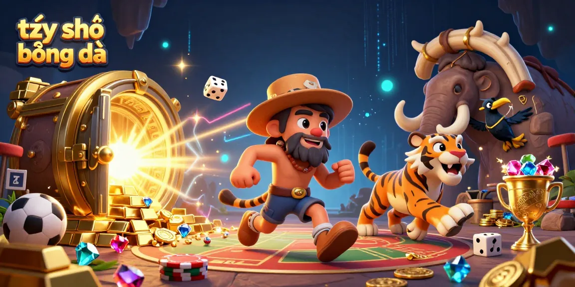 Experience thrilling sports action with tỷ số bóng đá as characters run a prehistoric casino full of riches and excitement.
