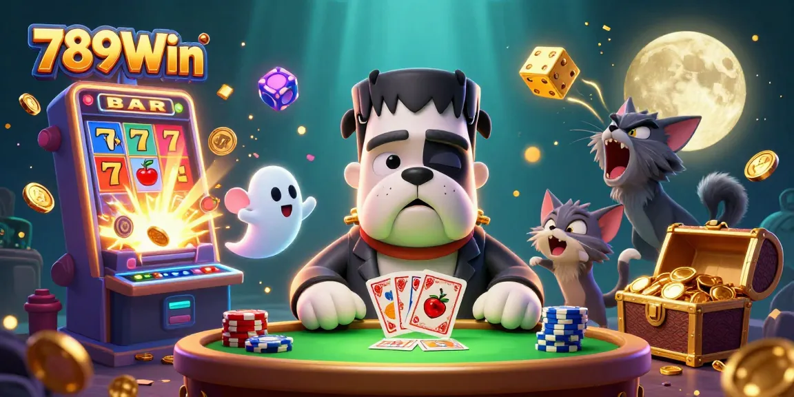 Experience thrilling gameplay at 789Win with exciting slot machines and colorful characters competing for jackpot wins.