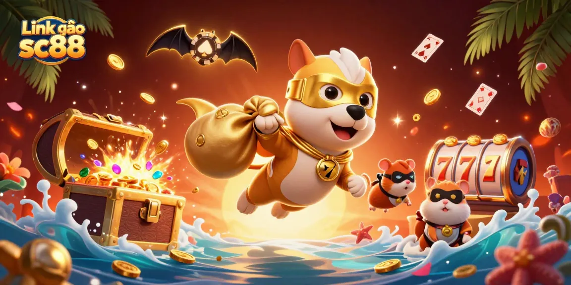 Engage with thrilling casino adventures at Link vào sc88 as the superhero dog and sidekick hamster fly through a vivid world of rewards.