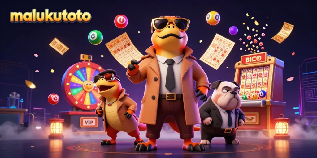 Experience the thrill of malukutoto with dynamic gaming elements and raptors in a trench coat.