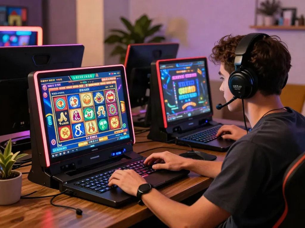 Player enjoying king999 online slot gaming experience with vibrant graphics.