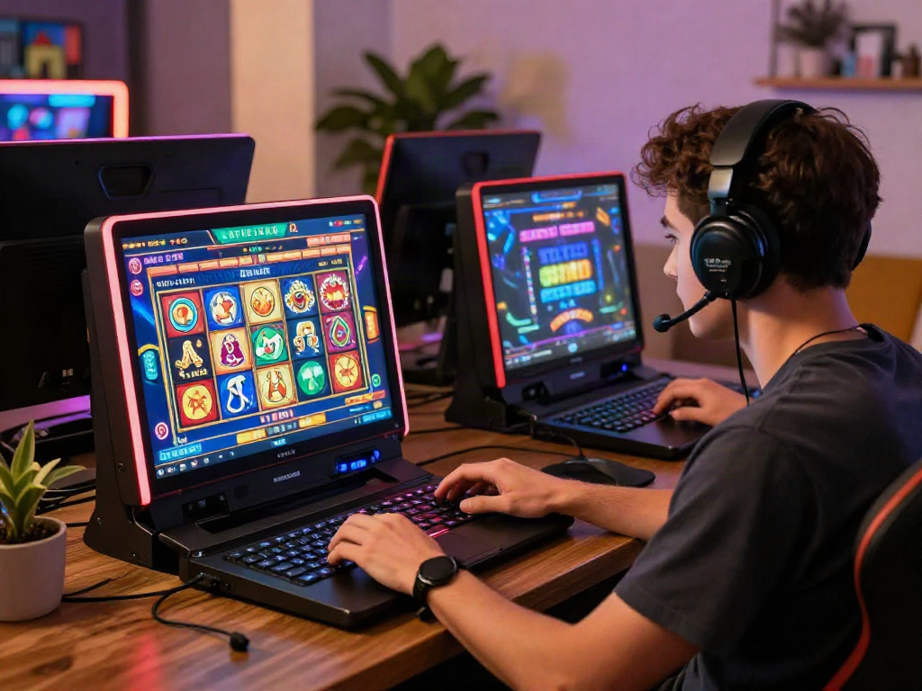 Player enjoying king999 online slot gaming experience with vibrant graphics.