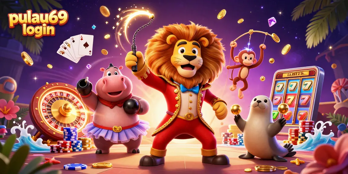 Experience pulsating energy with pulau69 login, where vibrant characters unveil a world of thrilling casino action.