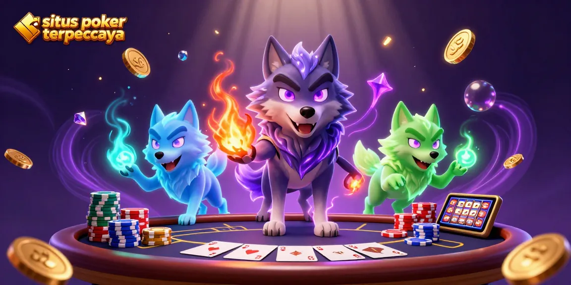Experience thrilling gameplay at situs poker terpercaya with card champions and sparkling casino elements.