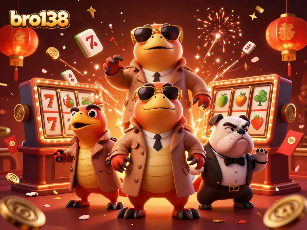 Experience the thrill of bro138 online gaming with raptors in disguise at a vibrant casino.