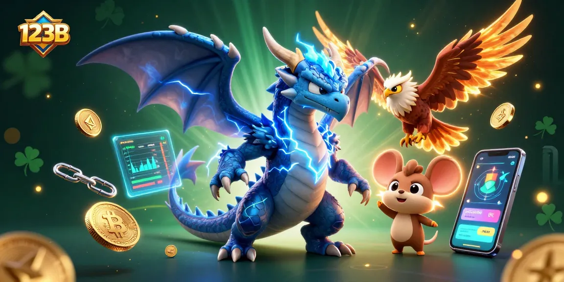Engage with thrilling gaming experiences at 123B Casino, showcasing vibrant 3D elements