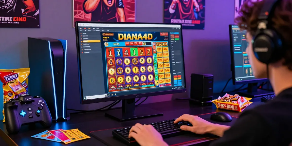 Pengguna DIANA4D bermain togel online dengan suasana modern dan ceria.