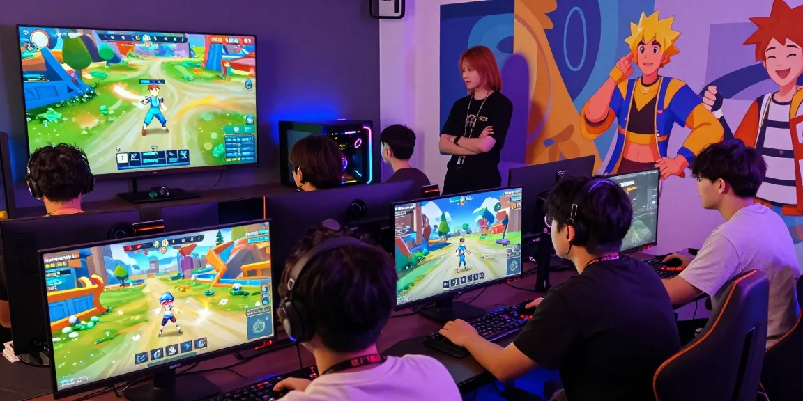 Dynamic gameplay scene showcasing gay ecchi game characters and environments