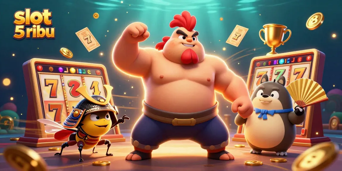 Hit the jackpot with slot 5 ribu and experience thrilling wins in this exciting casino scene.