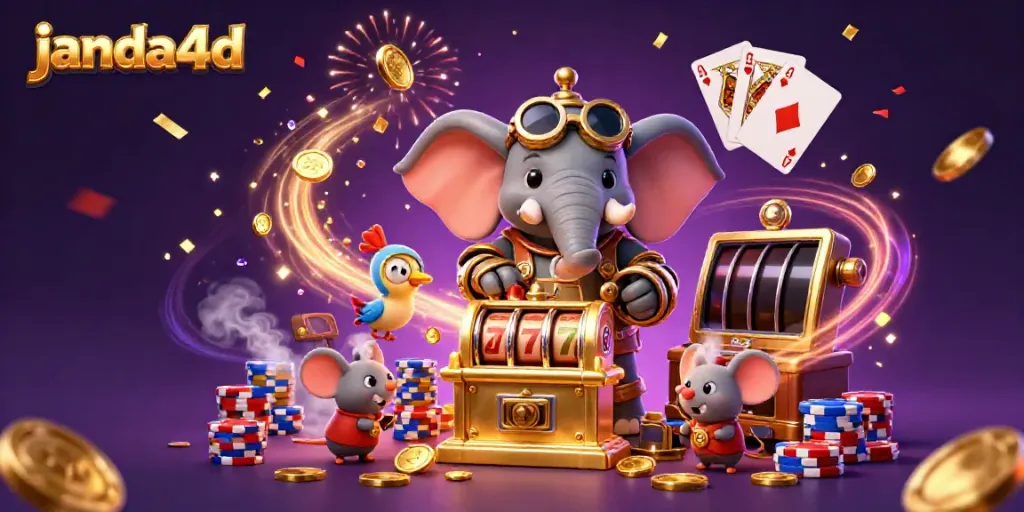 Menangkan permainan di janda4d dengan slot mesin emas dan karakter menggemaskan.
