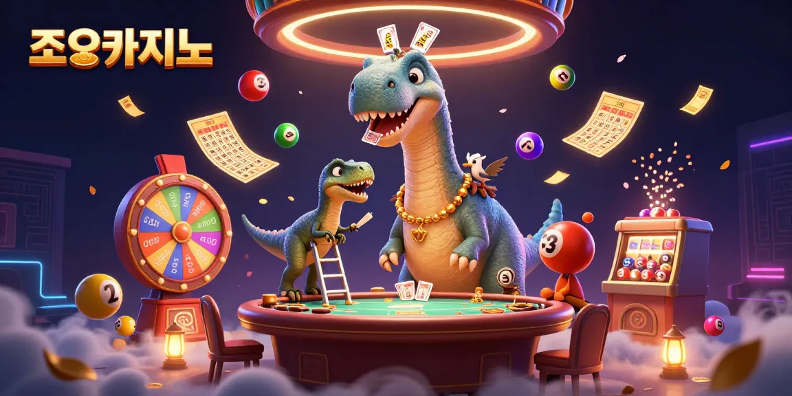 Experience exciting gaming at 조이카지노 with vibrant visuals and dynamic lottery elements swirling around