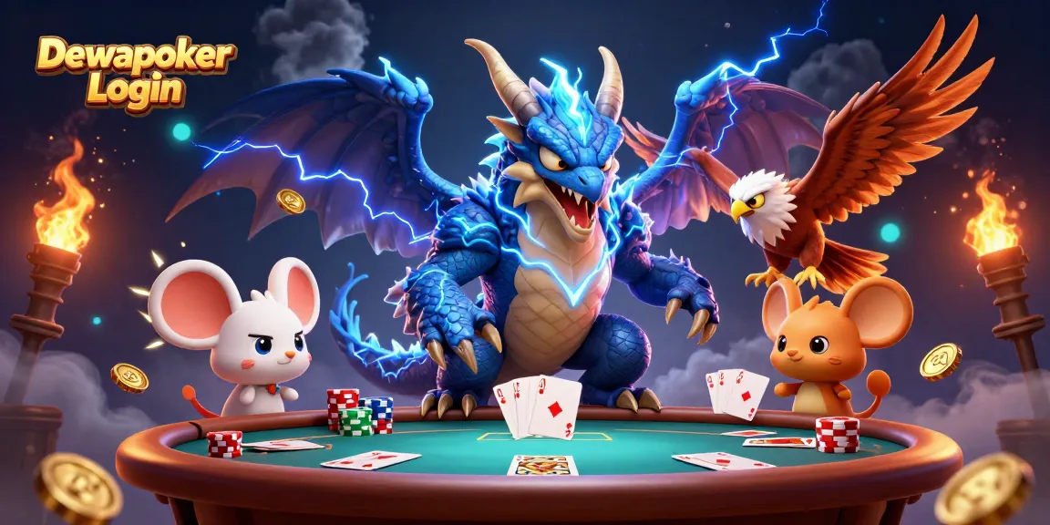 Dewapoker Login enhances your poker strategy with vibrant 3D elements and dynamic gameplay visualization.
