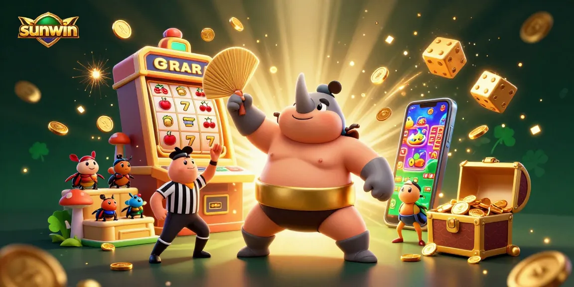 Experience winning moments at sunwin with vibrant casino gaming excitement and engaging characters.