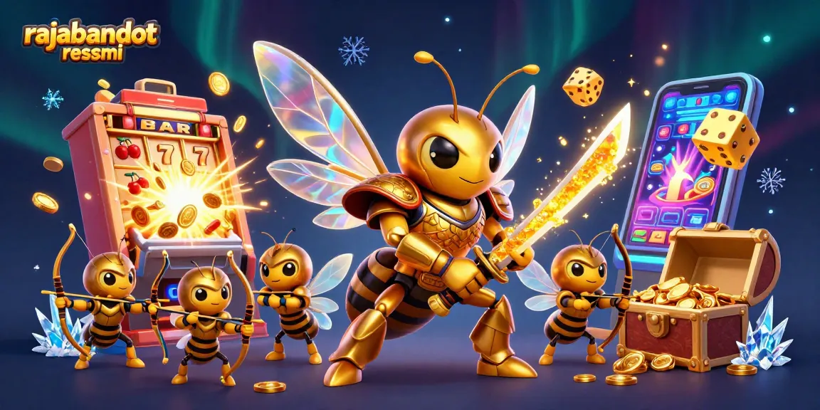 Experience jackpot excitement with rajabandot resmi in this vibrant casino illustration.