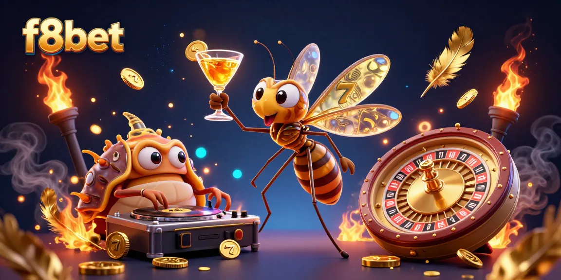 Join the exhilarating world of f8bet, where a frozen mosquito mascot and a trilobite DJ bring thrilling casino gaming to life!