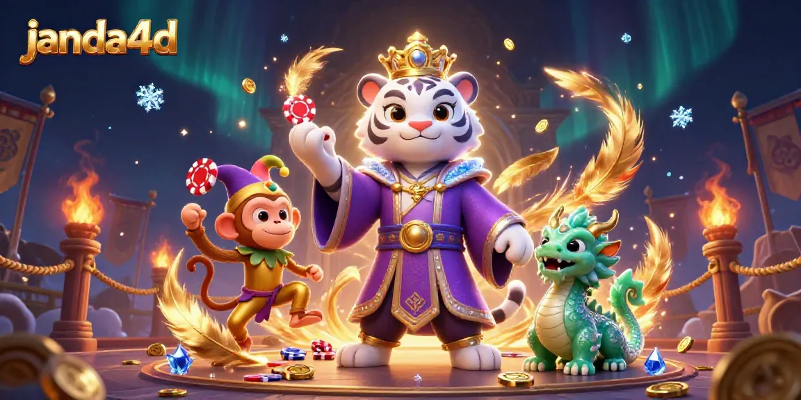 Janda4d, harimau putih bermahkota dalam arena judi digital yang megah.