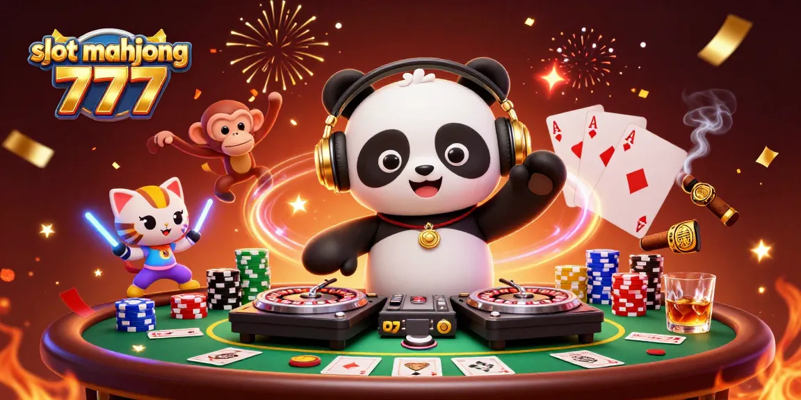 Engage in thrilling gameplay with slot mahjong 777 alongside vibrant casino characters in a festive atmosphere.