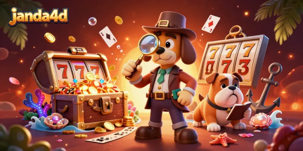 Gali kemenangan di janda4d dengan slot gacor dan petunjuk dari detektif lucu.