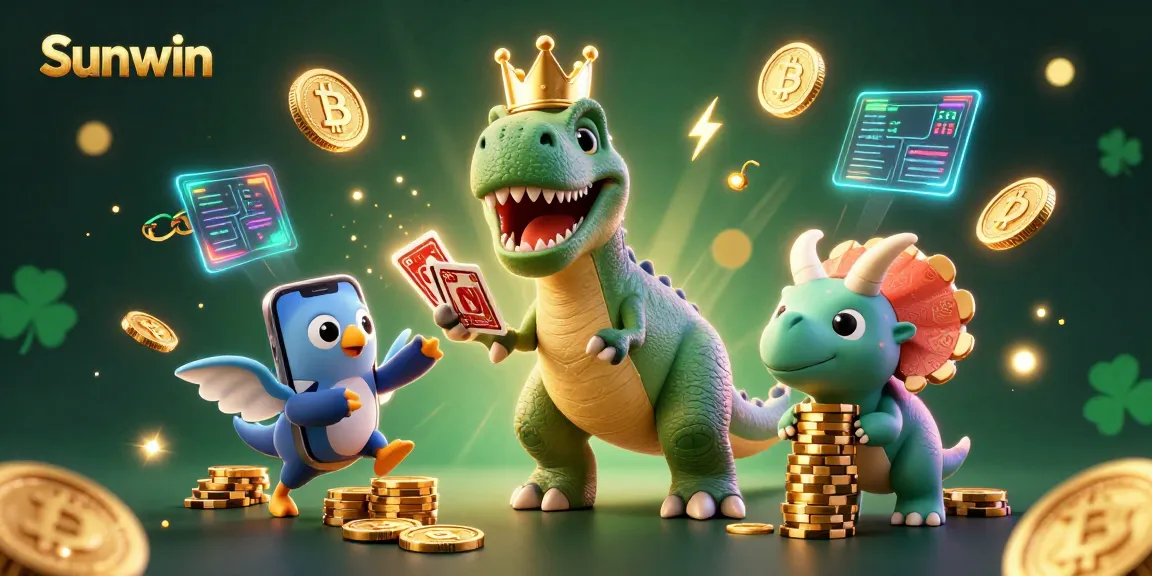 Experience thrilling gameplay at Sunwin with charming animated characters and crypto elements.
