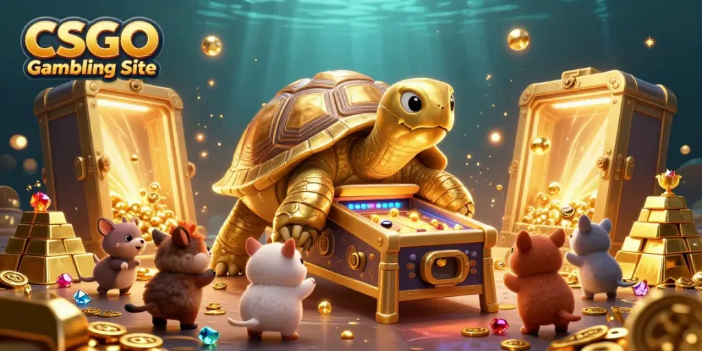 Experience excitement at a CSGO Gambling Site with thrilling gameplay and vibrant casino elements.
