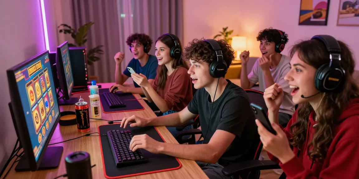 Group playing ngamenjitu online lottery game with excitement in home setup.