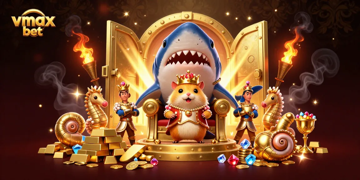 Win thrilling rewards at vmax bet with a vibrant illustration showcasing an opulent casino scene.