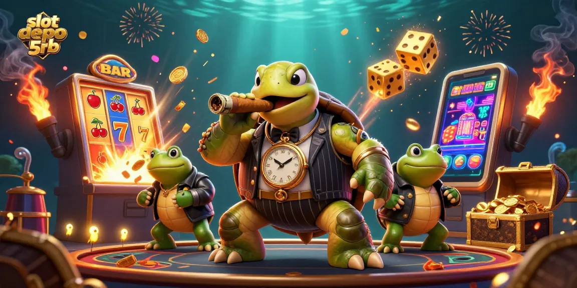Engage in exciting gameplay with slot depo 5rb featuring dynamic cartoon characters and vibrant casino elements.